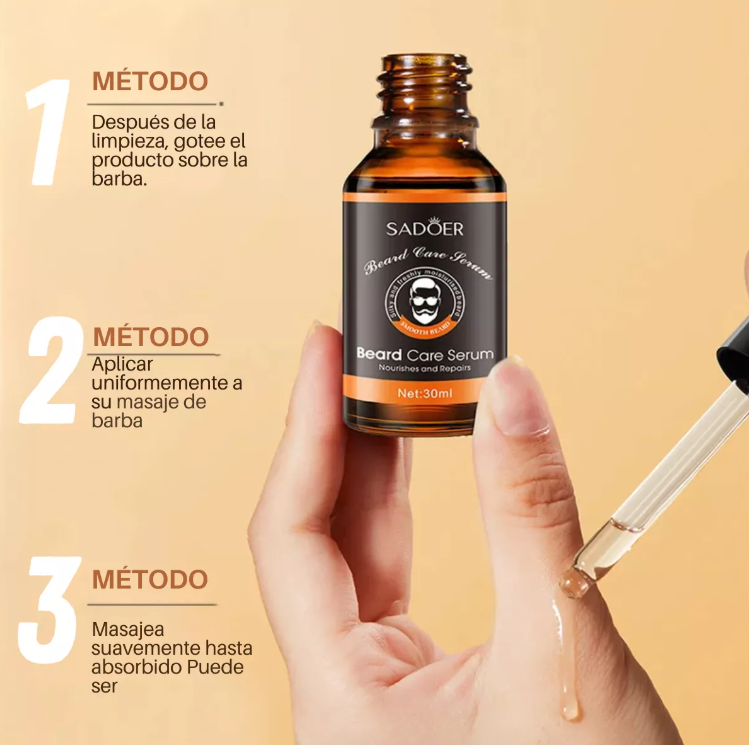 Serum Para Crecimiento De Barba Y Bigote