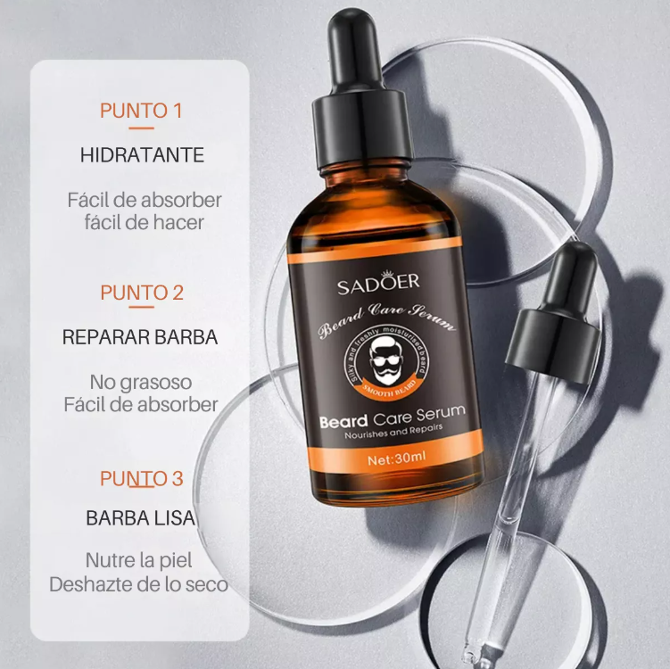 Serum Para Crecimiento De Barba Y Bigote