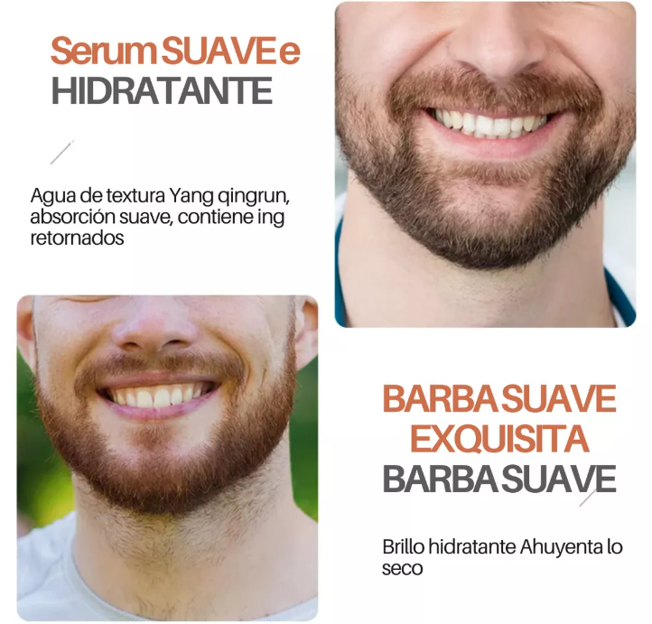 Serum Para Crecimiento De Barba Y Bigote